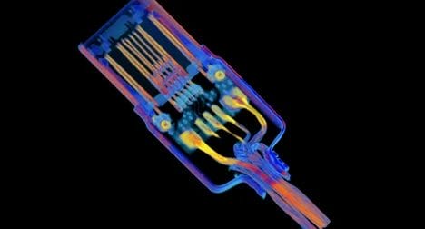 3D scan of a USB C cable